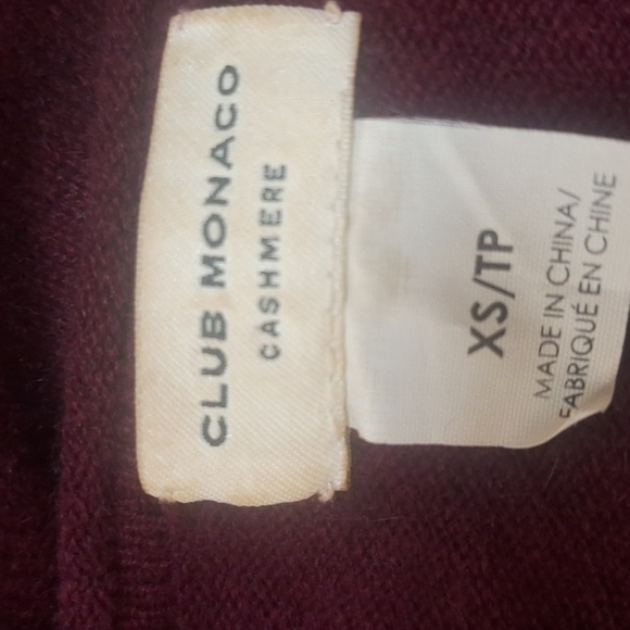 Club Monaco 100% Cashmere Tunic Size XS - Picture 10 of 11